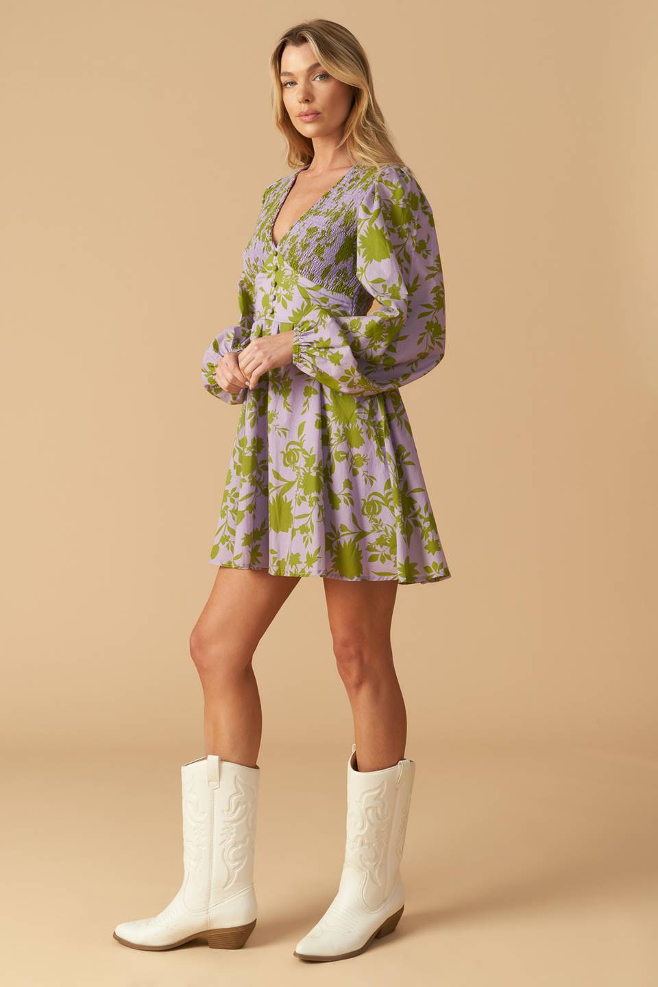 WINGS OF A DREAM WOVEN MINI DRESS Flying Tomato